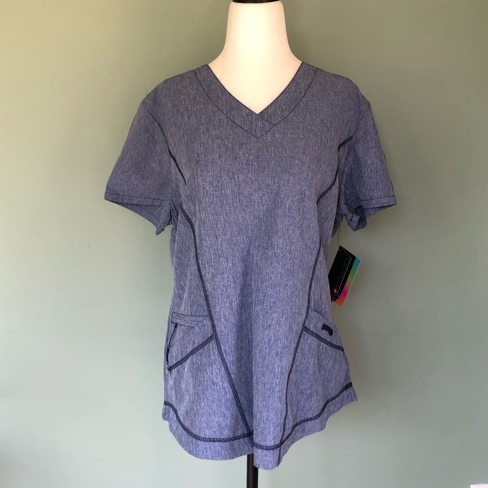 NEW WITH TAG SCRUBLETICS NURSING SCRUB TOP
